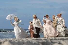 Familie am Strand